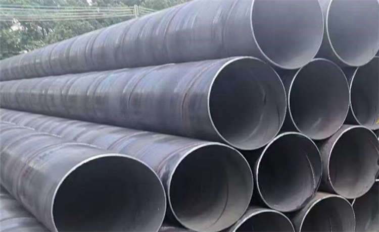 螺旋管加工廠家，排污螺旋管廠家，鋼材場Q235BH型鋼，2100mm螺旋管